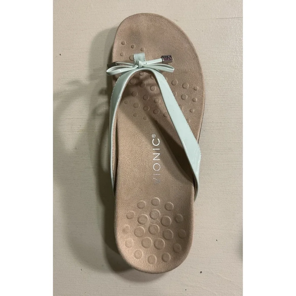 Vionic Women Sandal Bella II Orthotic Slip On Thong Flip Flop Shoes Sz 9 - Picture 3 of 9